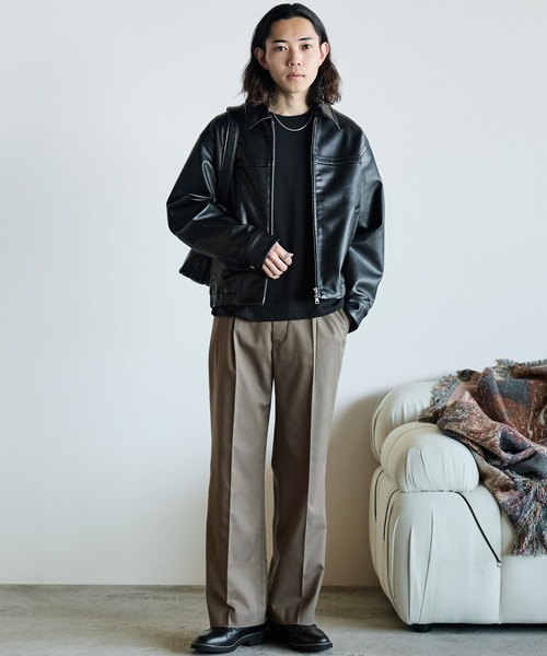 WYM LIDNM（ウィム バイ リドム）の「TECH WOOL GABARDINE STRAIGHT SLACKS 【SET-UP】（スラックス・メンズ・ブラウン/ダークグレー/チャコール/ブラック・XS/S/M/L）」の20枚目の写真