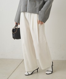 PUAL CE CIN | ツータックデニムイージーパンツ(デニムパンツ)