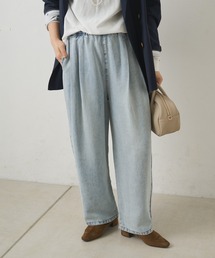 PUAL CE CIN | ツータックデニムイージーパンツ(デニムパンツ)