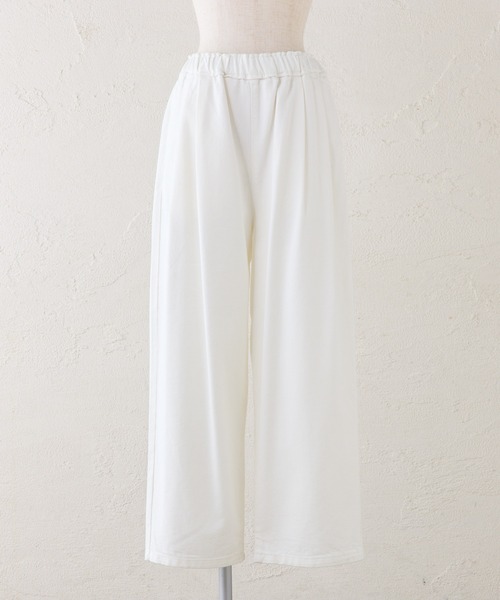 PUAL CE CIN(ピュアルセシン)の「ツータックデニムイージーパンツ(デニムパンツ・レディース・オフホワイト/ブルー/インディゴブルー・FREE)」の10枚目の写真