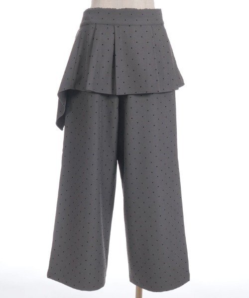 axes femme（アクシーズファム）の「ペプラム風ベルト付パンツ（その他パンツ・レディース・チャコール/ブラック/グレー・FREE）」の11枚目の写真