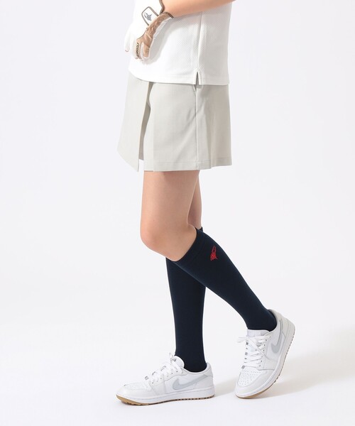 BEAMS GOLF(ビームスゴルフ)の「ORANGE LABEL / リネンライク ストレッチ ラップキュロット(スカート・レディース・ベージュ/ネイビー・SMALL/MEDIUM/LARGE)」の9枚目の写真