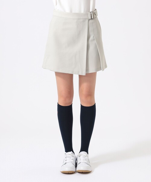 BEAMS GOLF(ビームスゴルフ)の「ORANGE LABEL / リネンライク ストレッチ ラップキュロット(スカート・レディース・ベージュ/ネイビー・SMALL/MEDIUM/LARGE)」の10枚目の写真