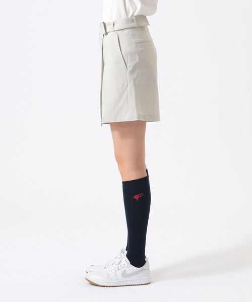 BEAMS GOLF(ビームスゴルフ)の「ORANGE LABEL / リネンライク ストレッチ ラップキュロット(スカート・レディース・ベージュ/ネイビー・SMALL/MEDIUM/LARGE)」の11枚目の写真