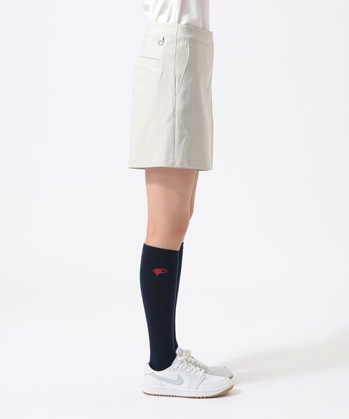 BEAMS GOLF(ビームスゴルフ)の「ORANGE LABEL / リネンライク ストレッチ ラップキュロット(スカート・レディース・ベージュ/ネイビー・SMALL/MEDIUM/LARGE)」の12枚目の写真