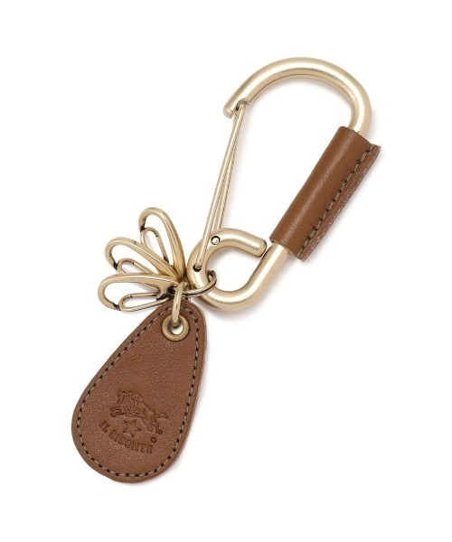 IL BISONTE（イルビゾンテ）の「IL BISONTE / ORIGINAL LEATHER / キーリング（キーホルダー・レディース・ネイビー/オレンジ/レンガ/ダークブラウン/レッド/ホワイト/グリーン/ブラック/オリーブ/グレー/ナチュラル/ライトブラウン・FREE）」の7枚目の写真