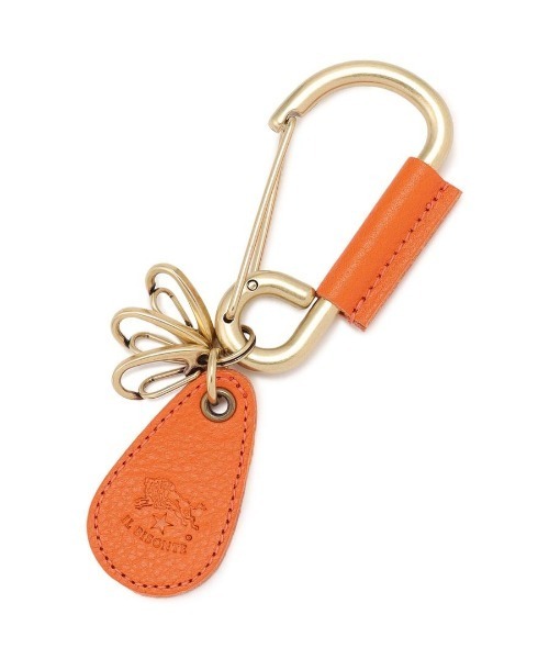IL BISONTE（イルビゾンテ）の「IL BISONTE / ORIGINAL LEATHER / キーリング（キーホルダー・レディース・ネイビー/オレンジ/レンガ/ダークブラウン/レッド/ホワイト/グリーン/ブラック/オリーブ/グレー/ナチュラル/ライトブラウン・FREE）」の12枚目の写真