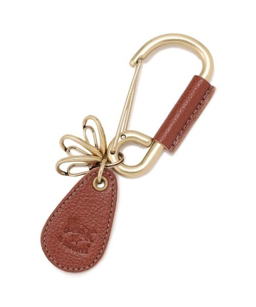 IL BISONTE（イルビゾンテ）の「IL BISONTE / ORIGINAL LEATHER / キーリング（キーホルダー・レディース・ネイビー/オレンジ/レンガ/ダークブラウン/レッド/ホワイト/グリーン/ブラック/オリーブ/グレー/ナチュラル/ライトブラウン・FREE）」の11枚目の写真