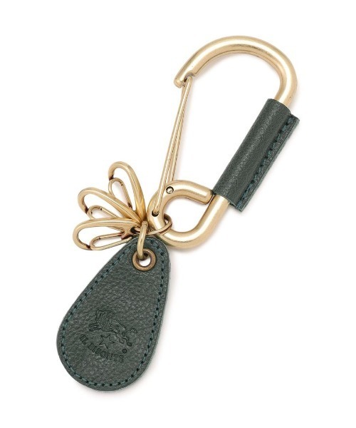 IL BISONTE（イルビゾンテ）の「IL BISONTE / ORIGINAL LEATHER / キーリング（キーホルダー・レディース・ネイビー/オレンジ/レンガ/ダークブラウン/レッド/ホワイト/グリーン/ブラック/オリーブ/グレー/ナチュラル/ライトブラウン・FREE）」の8枚目の写真