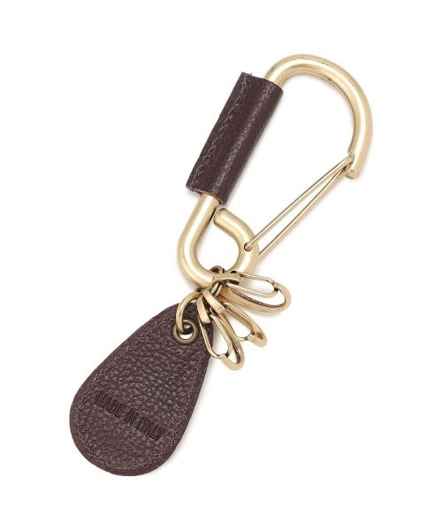 IL BISONTE（イルビゾンテ）の「IL BISONTE / ORIGINAL LEATHER / キーリング（キーホルダー・レディース・ネイビー/オレンジ/レンガ/ダークブラウン/レッド/ホワイト/グリーン/ブラック/オリーブ/グレー/ナチュラル/ライトブラウン・FREE）」の14枚目の写真