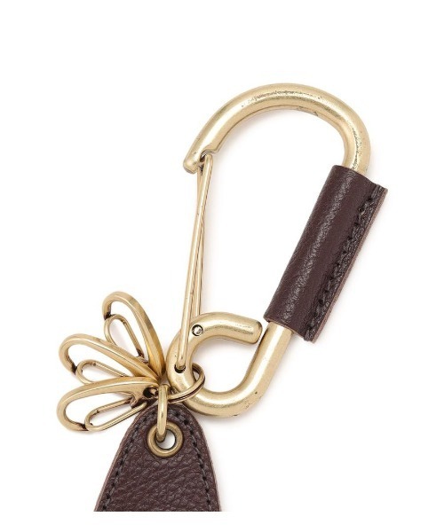 IL BISONTE（イルビゾンテ）の「IL BISONTE / ORIGINAL LEATHER / キーリング（キーホルダー・レディース・ネイビー/オレンジ/レンガ/ダークブラウン/レッド/ホワイト/グリーン/ブラック/オリーブ/グレー/ナチュラル/ライトブラウン・FREE）」の17枚目の写真