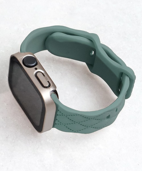 Urban Coral(アーバンコーラル)の「Apple Watch Band / アップルウォッチ キルティングステッチシリコンバンド / Urban Coral(デジタル腕時計・レディース・ピンク系その他/ベージュ系その他/グリーン系その他/ブルー系その他・40mm)」の2枚目の写真