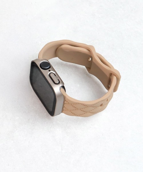Urban Coral(アーバンコーラル)の「Apple Watch Band / アップルウォッチ キルティングステッチシリコンバンド / Urban Coral(デジタル腕時計・レディース・ピンク系その他/ベージュ系その他/グリーン系その他/ブルー系その他・40mm)」の7枚目の写真