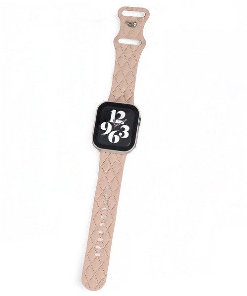 Urban Coral(アーバンコーラル)の「Apple Watch Band / アップルウォッチ キルティングステッチシリコンバンド / Urban Coral(デジタル腕時計・レディース・ピンク系その他/ベージュ系その他/グリーン系その他/ブルー系その他・40mm)」の9枚目の写真