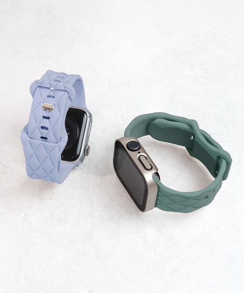 Urban Coral(アーバンコーラル)の「Apple Watch Band / アップルウォッチ キルティングステッチシリコンバンド / Urban Coral(デジタル腕時計・レディース・ピンク系その他/ベージュ系その他/グリーン系その他/ブルー系その他・40mm)」の6枚目の写真