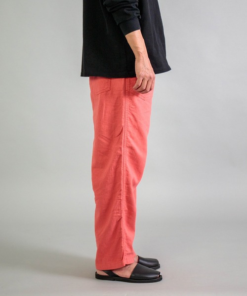 OMNIGOD（オムニゴッド）の「[OMNIGOD mens / オムニゴッド] CLツイル PWイージーパンツ（その他パンツ・メンズ・サーモンピンク・2/3）」の2枚目の写真