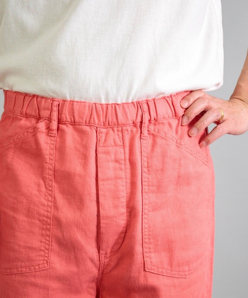 OMNIGOD（オムニゴッド）の「[OMNIGOD mens / オムニゴッド] CLツイル PWイージーパンツ（その他パンツ・メンズ・サーモンピンク・2/3）」の4枚目の写真