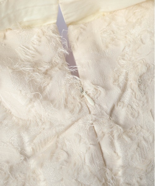 AMELY(エミリー)の「付け襟取り外し可能 2way ジャガードペプラムブラウス(シャツ/ブラウス・レディース・ブラック/ベージュ・L/M)」の15枚目の写真