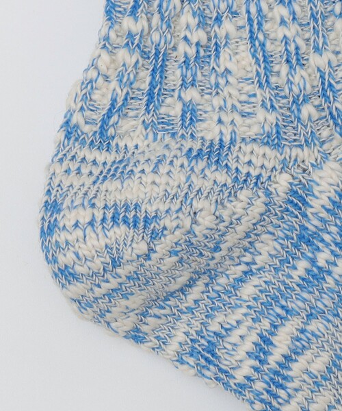 SHIPS（シップス）の「ANONYMOUS: ライト スラブ ライン クルー ソックス（ソックス/靴下・メンズ・ブルー/グリーン/ブラウン/グレー・ONE SIZE）」の6枚目の写真