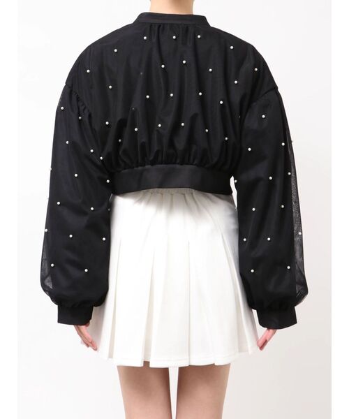 dazzlin（ダズリン）の「パールツキチュールブルゾン（ブルゾン・レディース・アイボリー/ブラック/グレー・FREE）」の22枚目の写真