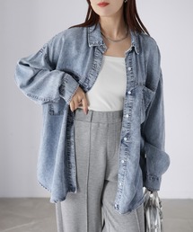 Riberry | 【接触冷感】2WAYテンセルデニムシャツ(シャツ/ブラウス)