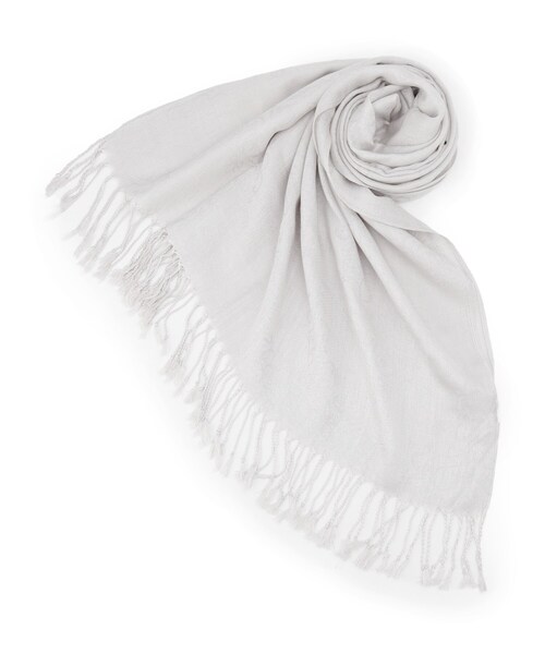 ITS'DEMO（イッツデモ）の「【手洗い可】ダマスク柄ストール（ストール/ショール・レディース・ピンク系その他/ベージュ系その他3/パープル系1/ライトグレー系・00）」の5枚目の写真