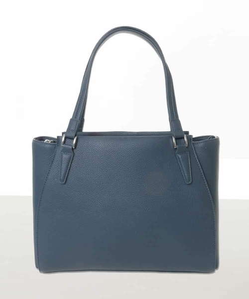 MK MICHEL KLEIN（エムケーミッシェルクラン）の「[2WAY/A4収納可]合成皮革ポイントデザイントートバッグ（トートバッグ・レディース・ブラック/ライトベージュ/ネイビー・00）」の21枚目の写真