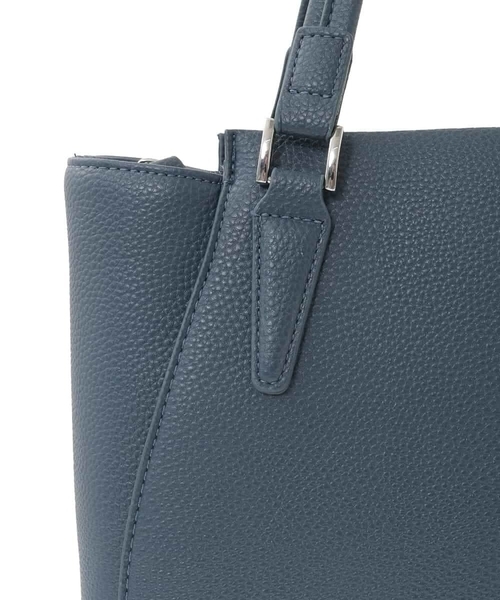 MK MICHEL KLEIN（エムケーミッシェルクラン）の「[2WAY/A4収納可]合成皮革ポイントデザイントートバッグ（トートバッグ・レディース・ブラック/ライトベージュ/ネイビー・00）」の16枚目の写真