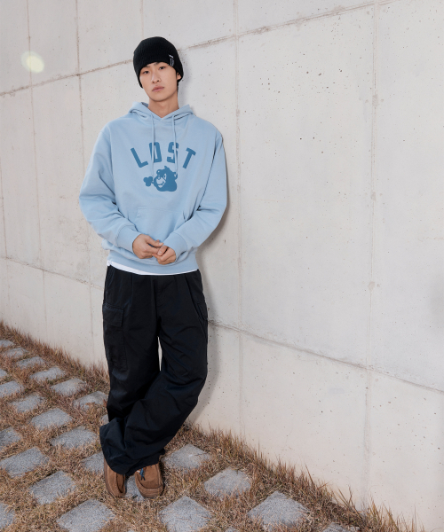 LMCの「LOST BEAR HOODIE light heather gray（パーカー・メンズ・その他・LARGE/MEDIUM/SMALL/X-LARGE）」の3枚目の写真