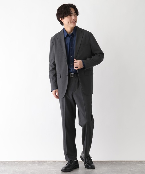 GLOBAL WORK（グローバルワーク）の「アーバンジャケット/AIR/632491（テーラードジャケット・メンズ・ネイビー/チャコールグレー・X-LARGE/LARGE/MEDIUM/SMALL）」の19枚目の写真