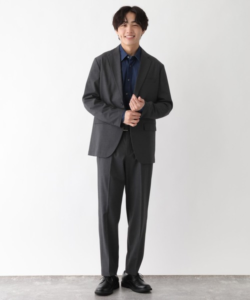 GLOBAL WORK（グローバルワーク）の「アーバンジャケット/AIR/632491（テーラードジャケット・メンズ・ネイビー/チャコールグレー・X-LARGE/LARGE/MEDIUM/SMALL）」の20枚目の写真