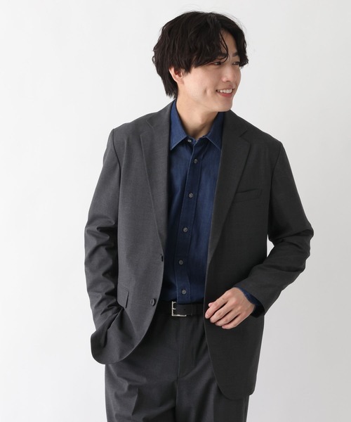 GLOBAL WORK（グローバルワーク）の「アーバンジャケット/AIR/632491（テーラードジャケット・メンズ・ネイビー/チャコールグレー・X-LARGE/LARGE/MEDIUM/SMALL）」の21枚目の写真