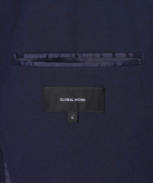 GLOBAL WORK（グローバルワーク）の「アーバンジャケット/AIR/632491（テーラードジャケット・メンズ・ネイビー/チャコールグレー・X-LARGE/LARGE/MEDIUM/SMALL）」の10枚目の写真