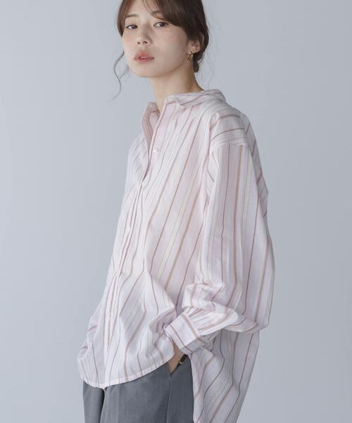 URBAN RESEARCH Sonny Label（アーバンリサーチサニーレーベル）の「エアリーコットンストライプアソートシャツ（シャツ/ブラウス・レディース・ミント/ラベンダー/ブルー/ピンク・FREE）」の4枚目の写真