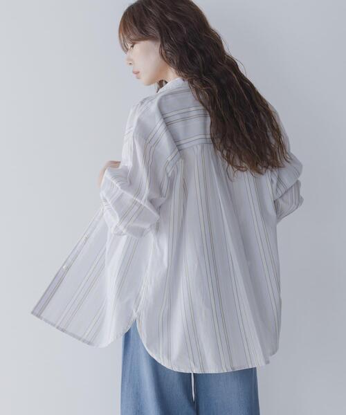 URBAN RESEARCH Sonny Label（アーバンリサーチサニーレーベル）の「エアリーコットンストライプアソートシャツ（シャツ/ブラウス・レディース・ミント/ラベンダー/ブルー/ピンク・FREE）」の19枚目の写真