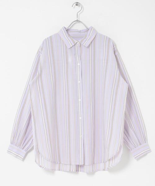 URBAN RESEARCH Sonny Label（アーバンリサーチサニーレーベル）の「エアリーコットンストライプアソートシャツ（シャツ/ブラウス・レディース・ミント/ラベンダー/ブルー/ピンク・FREE）」の15枚目の写真