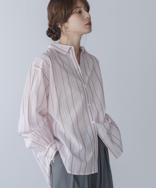 URBAN RESEARCH Sonny Label（アーバンリサーチサニーレーベル）の「エアリーコットンストライプアソートシャツ（シャツ/ブラウス・レディース・ミント/ラベンダー/ブルー/ピンク・FREE）」の12枚目の写真