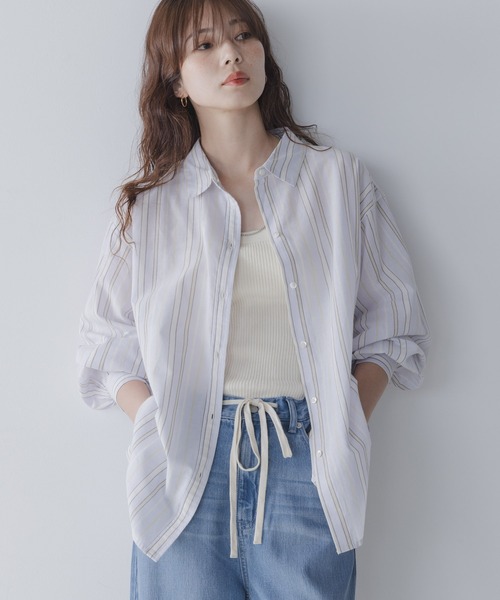 URBAN RESEARCH Sonny Label（アーバンリサーチサニーレーベル）の「エアリーコットンストライプアソートシャツ（シャツ/ブラウス・レディース・ミント/ラベンダー/ブルー/ピンク・FREE）」の3枚目の写真