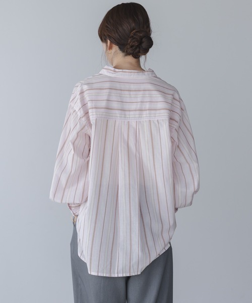 URBAN RESEARCH Sonny Label（アーバンリサーチサニーレーベル）の「エアリーコットンストライプアソートシャツ（シャツ/ブラウス・レディース・ミント/ラベンダー/ブルー/ピンク・FREE）」の5枚目の写真