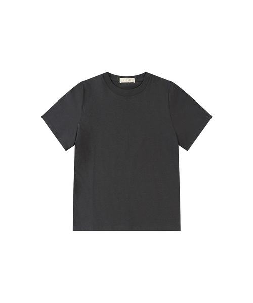 SIYAZU(シヤジュ)の「SITP5242 スリムレギュラーハーフTシャツ_チャコール(Tシャツ/カットソー・レディース・チャコール・ONE)」の1枚目の写真