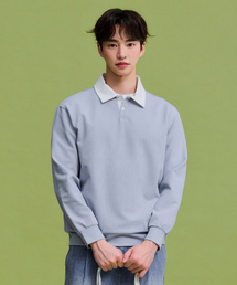 男性カラー配色スウェットTシャツ-FARK5116B0D
