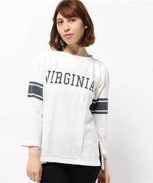 【Champion/チャンピオン】レディース 3/4スリーブ【7分袖】フットボールTシャツ