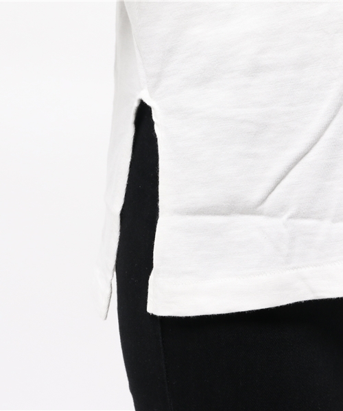 Champion（チャンピオン）の「【Champion/チャンピオン】レディース 3/4スリーブ【7分袖】フットボールTシャツ（Tシャツ/カットソー・レディース・グレー系その他/オフホワイト/ネイビー・LARGE/MEDIUM）」の9枚目の写真