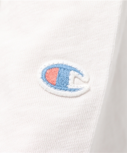 Champion（チャンピオン）の「【Champion/チャンピオン】レディース 3/4スリーブ【7分袖】フットボールTシャツ（Tシャツ/カットソー・レディース・グレー系その他/オフホワイト/ネイビー・LARGE/MEDIUM）」の10枚目の写真
