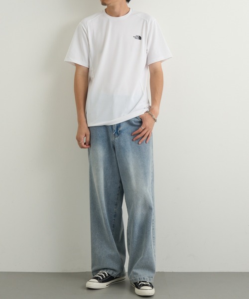 THE NORTH FACE(ザノースフェイス)の「【THE NORTH FACE】S/S ES AMPERE CREW(Tシャツ/カットソー・メンズ・ホワイト/ブラック・XL/L/M)」の7枚目の写真