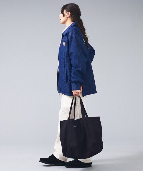 TAION（タイオン）の「【TAION /タイオン】TOTE BAG-L/トートバッグL/リバーシブル【WEB限定】（トートバッグ・レディース・ベージュ/ブラウン/ブラック・フリー）」の7枚目の写真