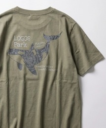 LOGOS park（ロゴスパーク）の「2026SS LOGOS/ロゴス アニマル フロント/バックプリント 半袖Tシャツ レディース メンズ（Tシャツ/カットソー）」