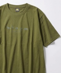 LOGOS（ロゴス）の「2026SS LOGOS/ロゴス アニマル フロント/バックプリント 半袖Tシャツ レディース メンズ（Tシャツ/カットソー）」