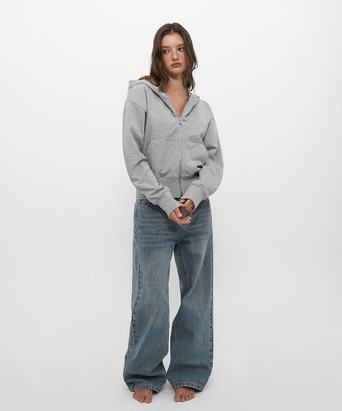 BLACKUP（ブラックアップ）の「[B-DENIM] WASHING LOW SLIM BOOTS-CUT JEANS 053（デニムパンツ・レディース・ライトブルー/ブルー・SMALL/MEDIUM/LARGE）」の10枚目の写真