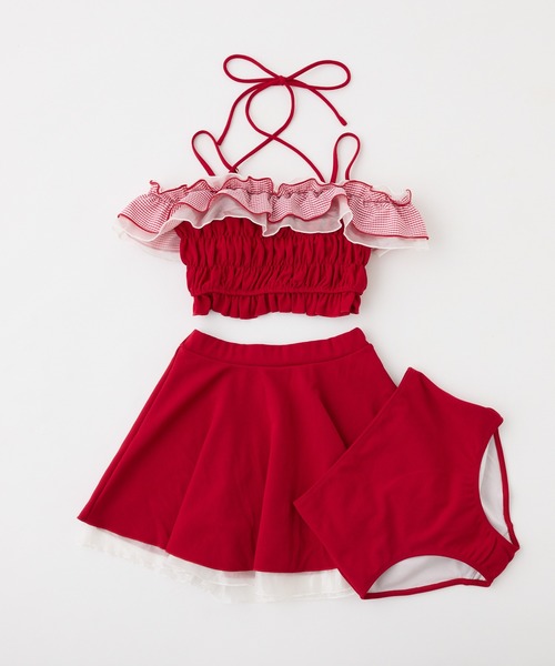 one after another NICE CLAUP 水着 swimwear/フリルトップス+ミニスカート（水着）｜one after another
